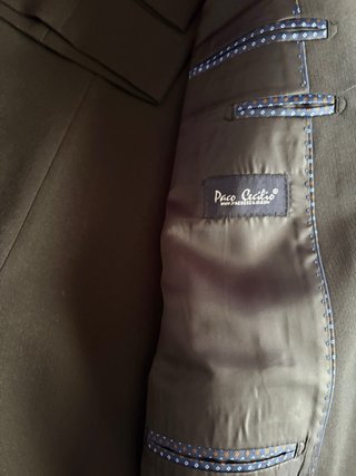 Traje Paco Cecilio Negro Talla 48/54
