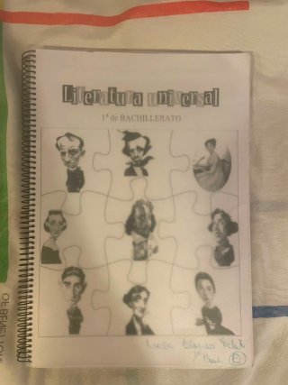 Libro literatura universal 1 Bachillerato