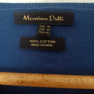Chaqueta Massimo Dutti Azul Algodón