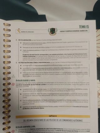 Libro resumen Guardia civil