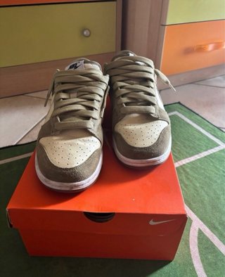 Nike Dunk Low Uomo Beige Marrone