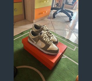 Nike Dunk Low Uomo Beige Marrone