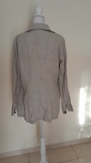 Giacca 100% Lino Beige