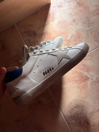 Zapatillas Golden Goose Blancas y Azul