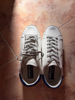 Zapatillas Golden Goose Blancas y Azul