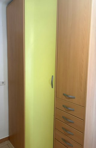 Armario Esquinero Puerta Verde Lima