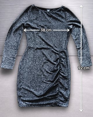 Vestido Esmara Negro Brillos Glitter Mujer Talla M