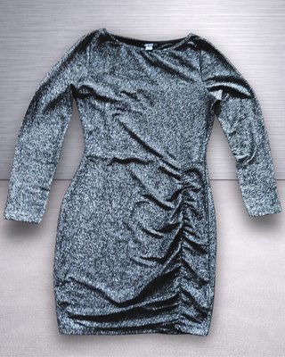 Vestido Esmara Negro Brillos Glitter Mujer Talla M