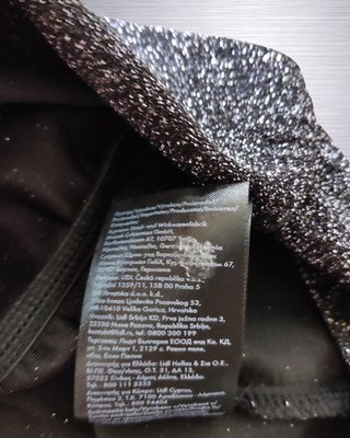 Vestido Esmara Negro Brillos Glitter Mujer Talla M