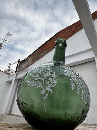 Botella Decorada a mano
