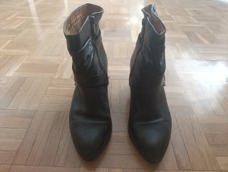 Botines Pikolinos Piel Mujer Negros