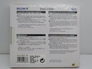 Sony M.O. EDM-2300C 2.3GB 5.25 Magneto Optical Dis