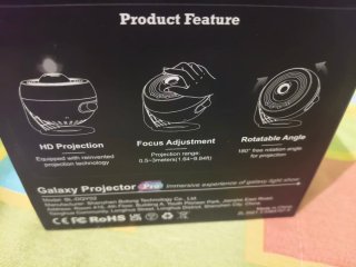Proyector Galaxia ENERG Negro