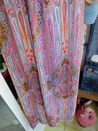 Vestido maxi estampado talla S