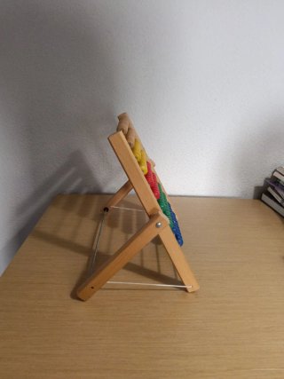 Ábaco de madera educativo