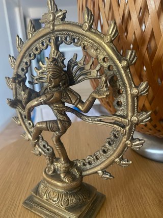 Figura Shiva Nataraja Bronce Macizo