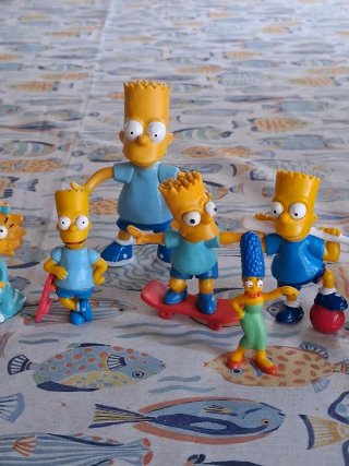 Lote Figuras PVC vintage The Simpsoms