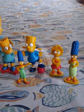 Lote Figuras PVC vintage The Simpsoms