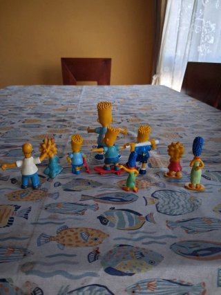 Lote Figuras PVC vintage The Simpsoms