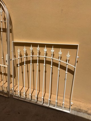Rejas de hierro forjado blancas