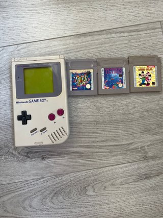 Nintendo Game Boy Gris + 3 Juegos