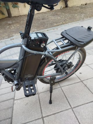 Bicicleta eléctrica urbana 185w, plegable