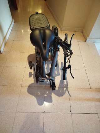 Bicicleta eléctrica urbana 185w, plegable