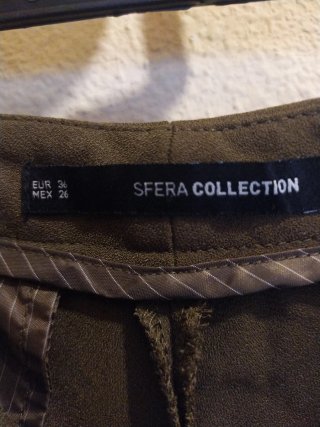 Pantalón mujer verde oliva - marrón