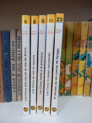 Colección libros de Los Cinco