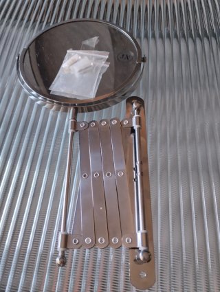 Espejo de baño extensible metal