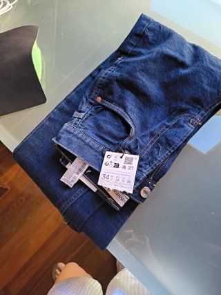 Jean Stradivarius T: 34 Azul sin uso con etiqueta