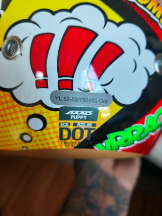 2 Cascos Moto Diseño Comic