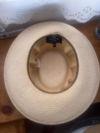 Sombrero Panamá Beige con Cinta Negra