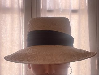 Sombrero Panamá Beige con Cinta Negra