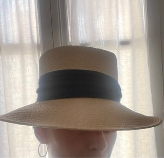 Sombrero Panamá Beige con Cinta Negra