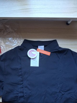 Chaqueta de cocina negra