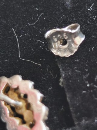 Conjunto Plata Portuguesa Anillo y Pendientes