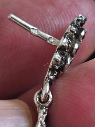 Conjunto Plata Portuguesa Anillo y Pendientes