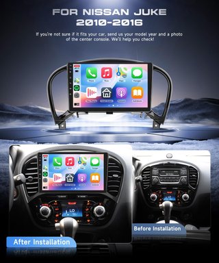 Pantalla Android Nissan Juke 2010-2016 9 pulgadas
