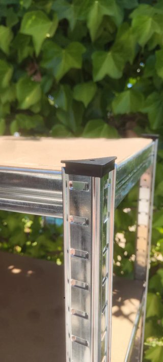 Estantería Metálica 5 Niveles Madera