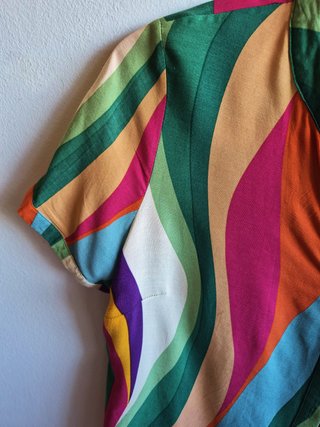 Camisa estampada mujer