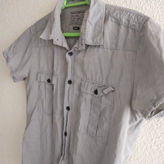 Camisa Springfield manga corta gris Talla M