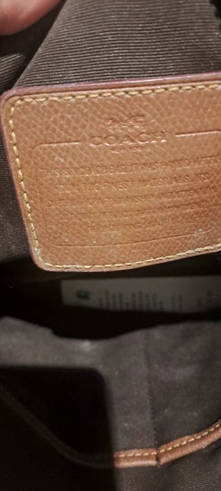 Bolso Coach Original Beige y Marrón