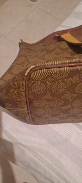 Bolso Coach Original Beige y Marrón