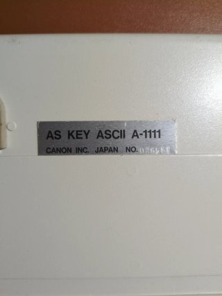 Teclado Canon AS-1111