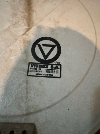 Chapa esmaltada Prohibido Estacionar 1970