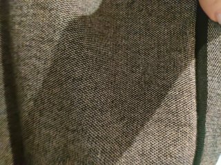 Poncho Parfois cuello alto punto gris