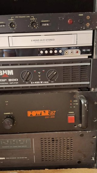Equipo de sonido profesional.