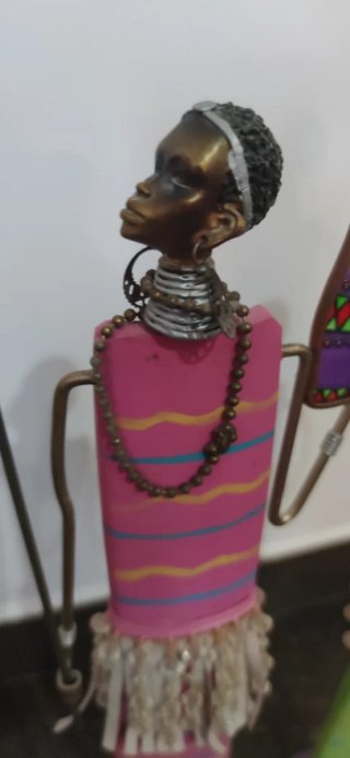 Figuras decorativas africanas 48 cm