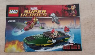 Lego Iron Man Lancha Batalla Marítima